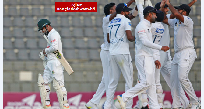 রেকর্ড রান তাড়া করতে নেমে বিধ্বস্ত বাংলাদেশ, নেই ৫ উইকেট