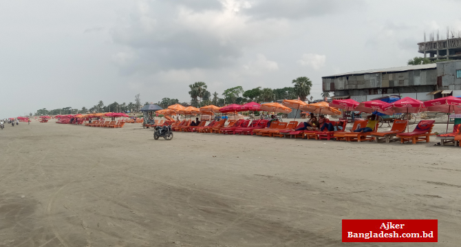 অস্বাভাবিক তাপপ্রবাহের কারণে কুয়াকাটা পর্যটকশূন্য, জনজীবনে অস্বস্তি