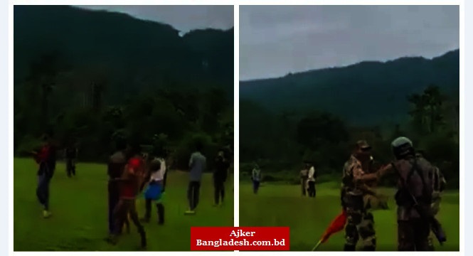 মাঠ দখলে এসে স্থানীয়দের ধাওয়ায় পালাল বিএসএফ