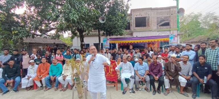 শার্শার কায়বায় ধানের শীষের প্রার্থী তৃপ্তির গণসংযোগ ও উঠান বৈঠক