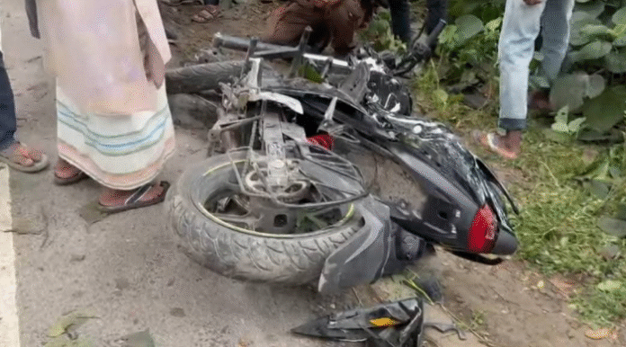 শাহজাদপুরে মহাসড়কে মোটরসাইকেল রেস করতে গিয়ে দুর্ঘটনায় নিহত ১ আহত ২