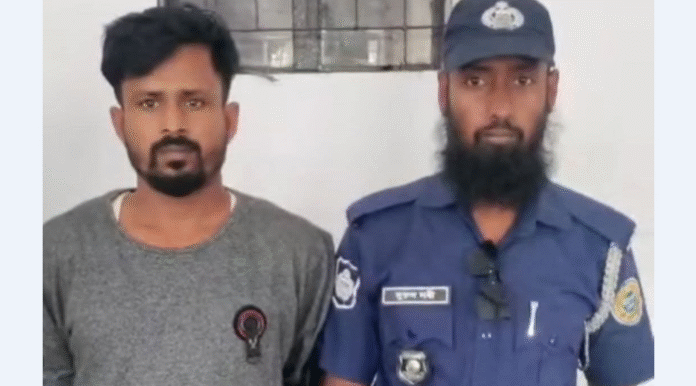 কুয়াকাটায় ১ কেজি গাঁজা সহ রায়হান গ্রেফতার