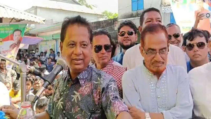 আগামী নির্বাচনে কিন্তু ব্যালটে নৌকা থাকবে না, তাই সবাইকে ধানের শীষে ভোট দিতে বলেন----এবিএম মোশাররফ হোসেন