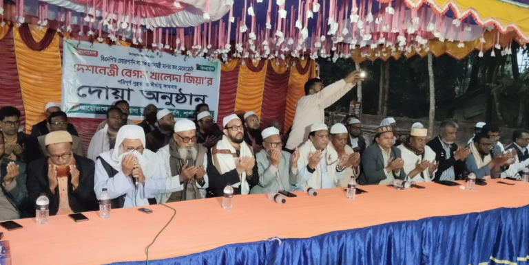 শার্শার গোগায় বেগম খালেদা জিয়ার রোগ মুক্তি ও সুস্থতা কামনায় দোয়া