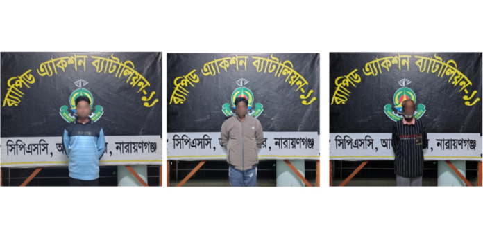 পূর্ব বিরোধের কুপিয়ে হত্যার চাঞ্চল্যকর ঘটনায় জড়িত ০৩ জন গ্রেফতার