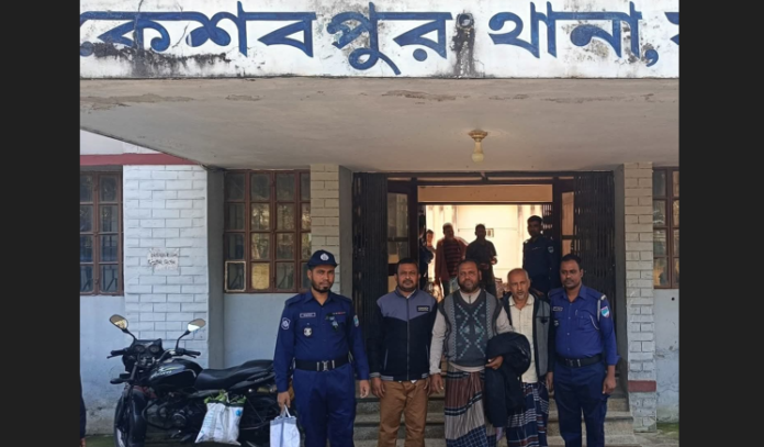 কেশবপুরে পুলিশের বিশেষ অভিযানে আওয়ামীলীগের ৩ নেতা গ্রেফতার