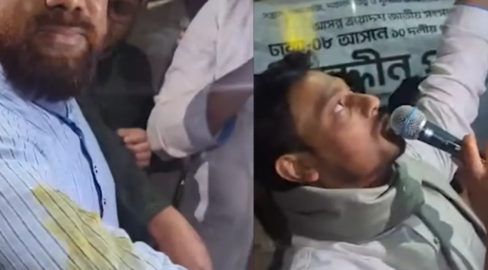 মৌচাকে নির্বাচনী পথসভায় নাসীরুদ্দীন পাটওয়ারীর ওপর ‘ডিম ও নোংরা পানি’ নিক্ষেপ