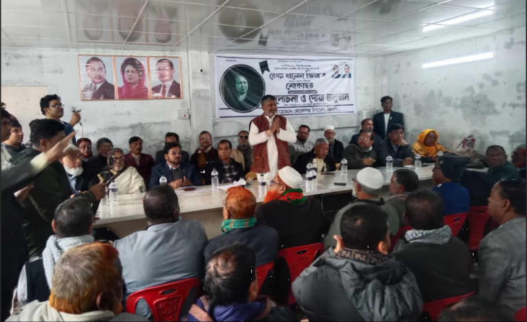 ত্রয়োদশ জাতীয় সংসদ নির্বাচন সামনে রেখে মোরেলগঞ্জে বিএনপির বর্ধিত সভা