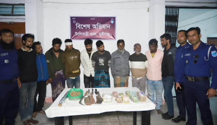 মাদকের আস্তানায় সেনাবাহিনীর জোরালো অভিযান- আটক ১০