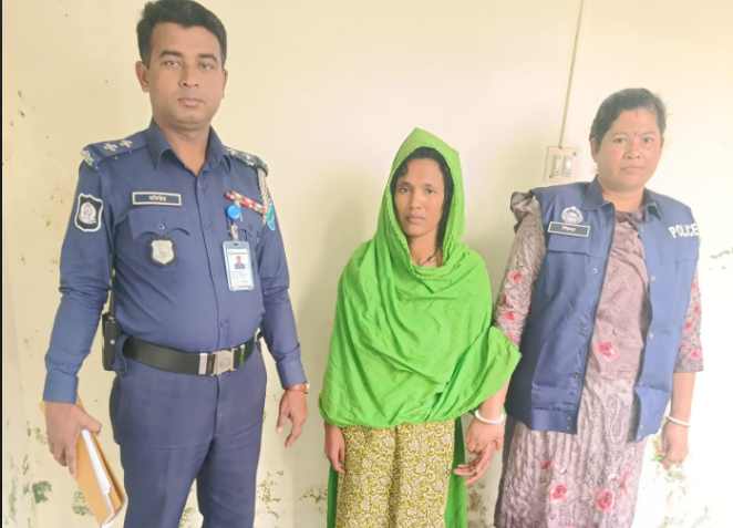 শ্রীপুরে অপহরণকারী এক নারী গ্রেফতার