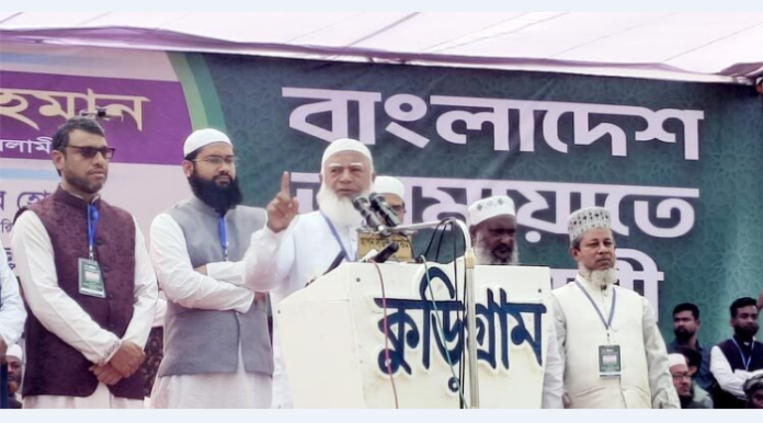 ‘বন্ধু থাকব, কিন্তু কাউকে প্রভু মানা হবে না’: কুড়িগ্রামে জামায়াত আমির
