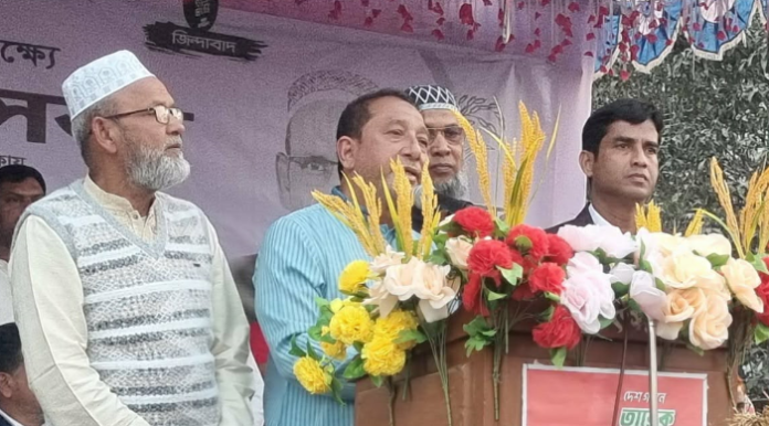 নওগাঁ-১ আসন: সাপাহারে ধানের শীষের পক্ষে বিএনপির বিশাল নির্বাচনী জনসভা অনুষ্ঠিত