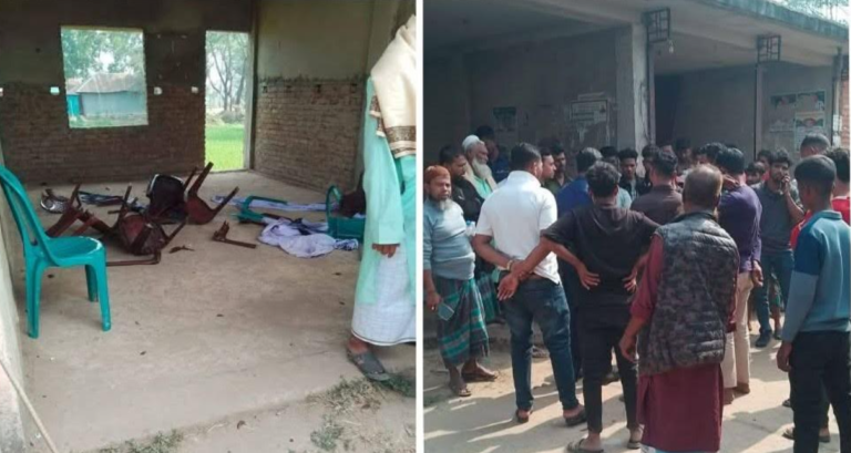 নোয়াখালীতে বিএনপির বিদ্রোহী প্রার্থীর নির্বাচনী কার্যালয়ে হামলা-ভাঙচুর