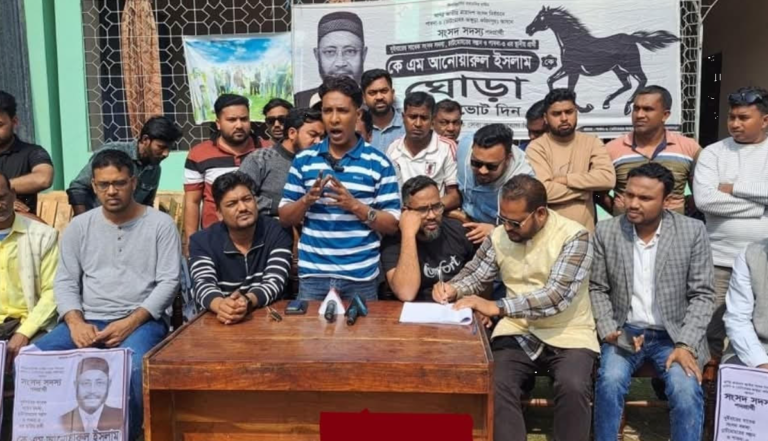 বিএনপি’র ধানের শীষ ছেড়ে স্বতন্ত্র প্রার্থী পক্ষে নির্বাচন করার ঘোষণা যুব দল নেতার