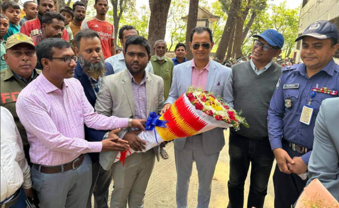উন্নয়নের প্রত্যাশায় নতুন অধ্যায়: তাহিরপুরে ফুলেল সংবর্ধনায় নবনির্বাচিত সংসদ সদস্য