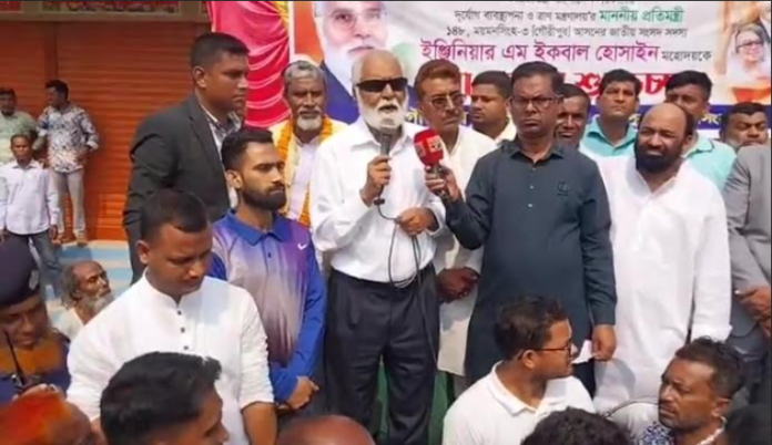 শপথের পর প্রথমবার নিজ এলাকায় দুর্যোগ ব্যবস্থাপনা ও ত্রাণ প্রতিমন্ত্রী ইকবাল হোসাইনের আগমন
