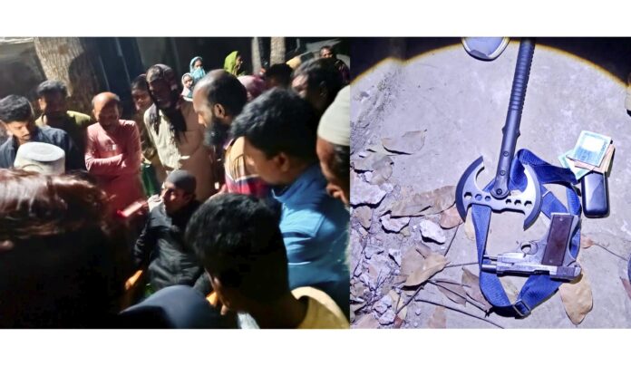 গভীর রাতে ব্যবসায়ীর বাড়িতে ছিনতাই, আগ্নেয়াস্ত্র উদ্ধার