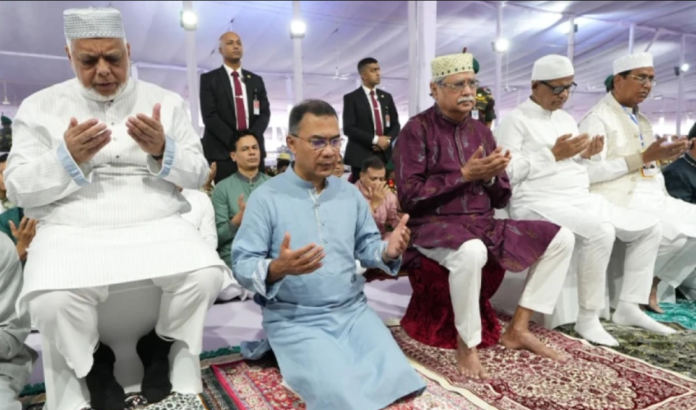 জাতীয় ঈদগাহে রাষ্ট্রপতি ও প্রধানমন্ত্রীর ঈদ নামাজ আদায়: সম্প্রীতির বন্ধনে দেশবাসী
