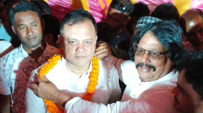 শেরপুর-৩ আসনে জামাতকে হারিয়ে বিপুল ভোটে জয় পেলেন বিএনপির রুবেল