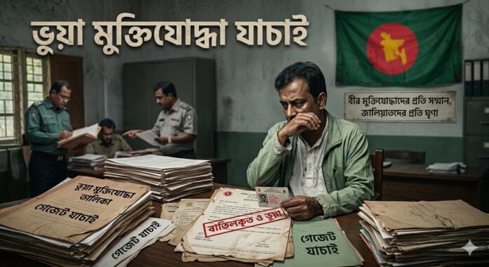রংপুর জেলা মুক্তিযোদ্ধা ইউনিট কমান্ডের আহবায়ক আনছার আলী মুক্তিযোদ্ধা নন