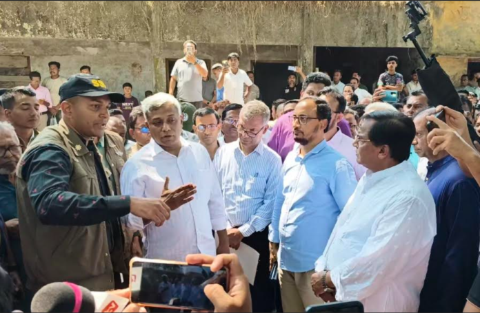প্রধানমন্ত্রীর আগমন উপলক্ষে উলাশীর জিয়া খাল পরিদর্শন করলেন প্রতিমন্ত্রী