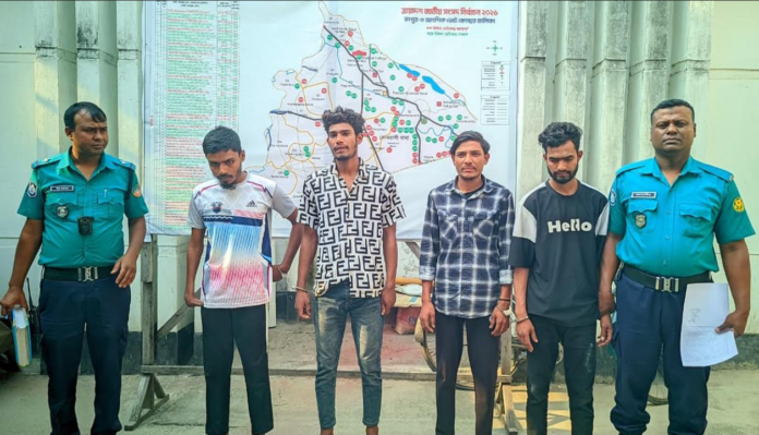 রংপুরে আধিপত্য বিস্তারকে কেন্দ্র করে হামলার ঘটনায় গ্রেফতার-৪