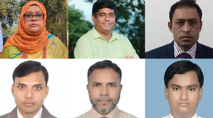 কুবিতে ছয় অনুষদে নতুন ডিন নিয়োগ