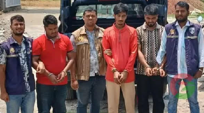 গৌরীপুরে চোরাই মোটরসাইকেল উদ্ধার, ছাত্রদল নেতাসহ গ্রেফতার ৩