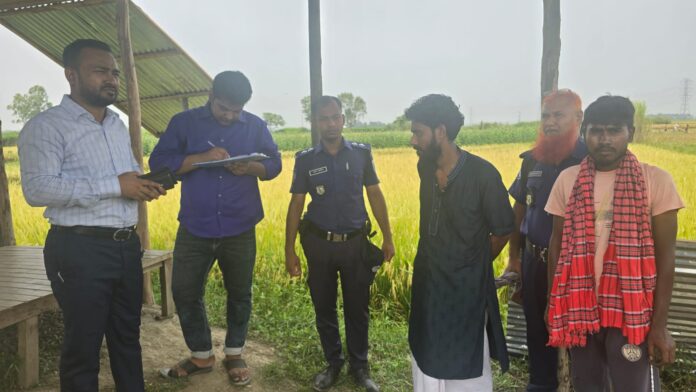 ভাঙ্গুড়ায় অবৈধ মাটি কাটার অভিযোগে এক যুবক কে পঞ্চাশ হাজার টাকা জরিমানা