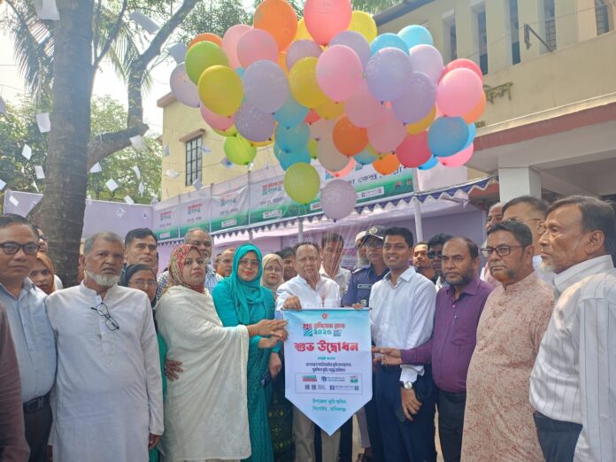 সিংগাইরে ভূমি সেবা মেলার উদ্বোধন অনুষ্ঠানে সাংসদ ইঞ্জি.মঈনুল ইসলাম খান
