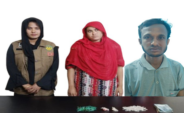 নগরীতে নারীসহ দুই মাদক কারবারী গ্রেফতার