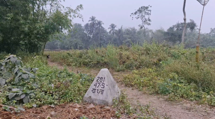 জয়পুরহাটের পাঁচবিবি পূর্ব উচনা ঘোনাপাড়া সীমান্তে আবারও বিএসএফের তারকাটার বেড়া দেওয়ার চেষ্টা, বিজিবির বাধা