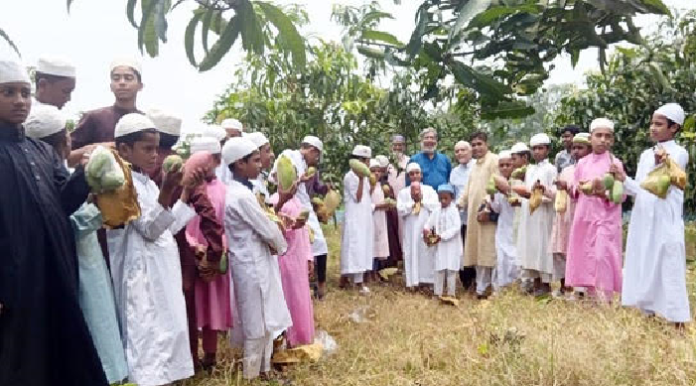 এতিম শিশুদের জন্য উন্মুক্ত করে দেওয়া হলো ‘দালানবাড়ী ফলবাগান’