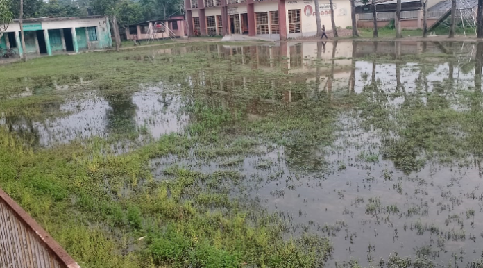 ড্রেন ভরাট করায় পানি-বন্দী দুই শিক্ষাপ্রতিষ্ঠানসহ ৪০ পরিবার: শার্শার রুদ্রপুর চরম ভোগান্তি