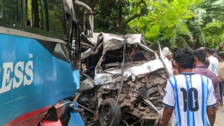 নাতনির মরদেহ আনার সময় সড়ক দুর্ঘটনায় প্রাণ ঝরলো নানিসহ দুইজনের