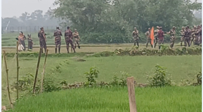 জয়পুরহাট সীমান্তে ৩ জনকে পুশইনের চেষ্টা বিএসএফের, বিজিবির বাধায় ব্যর্থ