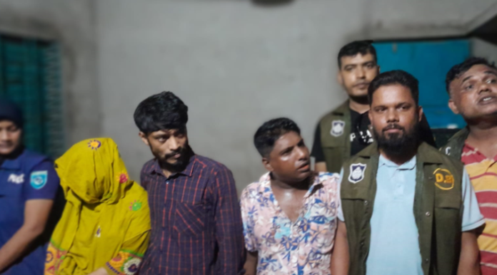 বাসা ভাড়া নিয়ে দম্পতি করতেন মাদক ব্যবসা,অবশেষে ইয়াবাসহ গ্রেপ্তার ৩