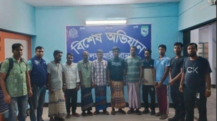 সুনামগঞ্জের জগন্নাথপুরে হত্যা মামলার আট আসামি পঞ্চগড় থেকে গ্রেফতার