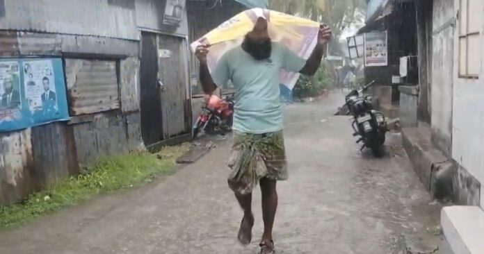উত্তর বঙ্গোপসাগরে বায়ু চাপের তারতম্যে আধিক্য, উপকূলে বৃষ্টিপাত অব্যাহত