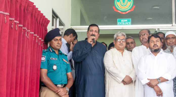 পুনঃস্থাপন হলো আরএমপির ঐতিহাসিক স্মারক ফলক, অপরাধ দমনে কঠোর নির্দেশ ভূমিমন্ত্রীর
