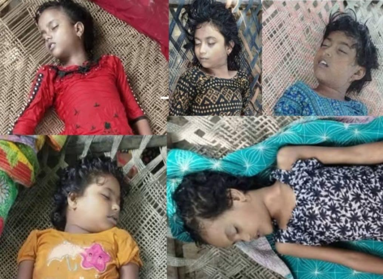 চাঁপাইনবাবগঞ্জে বন্যার পানিতে গোসল করতে গিয়ে ৫ কিশোরীর মৃত্যু