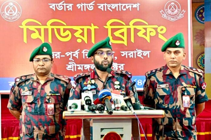 মাদক-চোরাচালান রোধে মৌলভীবাজার সীমান্তে বিজিবির ব্যাপক অভিযান