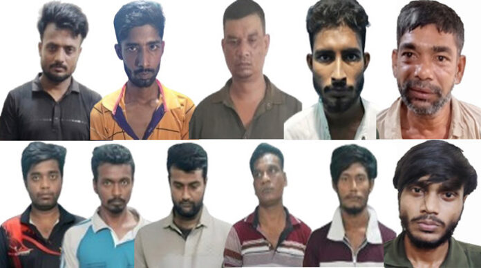 রাজশাহীতে পুলিশের অভিযানে অনলাইন জুয়াড়িসহ গ্রেফতার ১৮, ইয়াবা-হেরোইন জব্দ