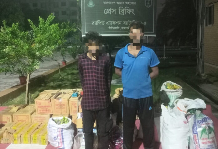 রাজশাহীর পুঠিয়ায় মাদক, ওষুধ ও চোরাই মালামালসহ গ্রেফতার ২