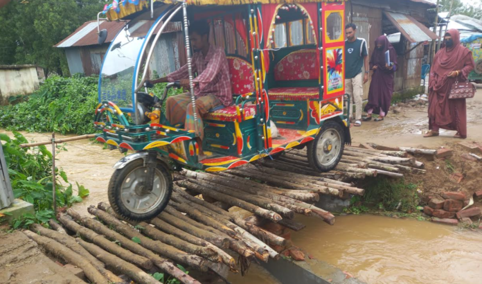 সামান্য বৃষ্টিতেই যদি এমন জলাবদ্ধতা হয় ভারী বর্ষণে এলাকা তলিয়ে যাবে