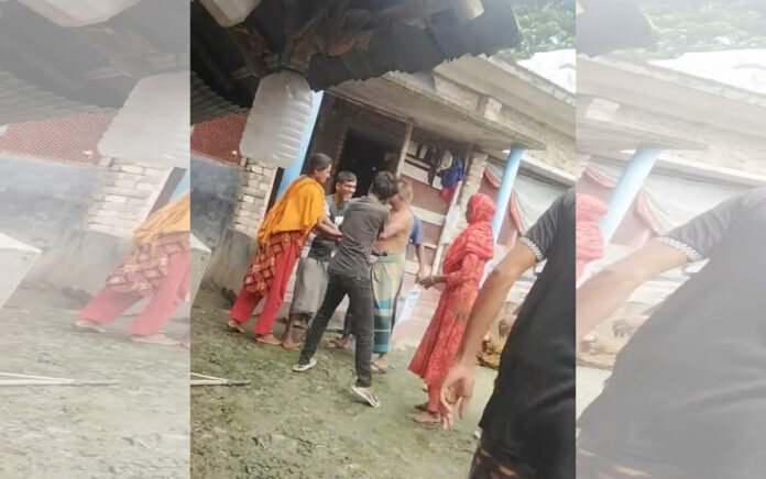 বাবার লাশ বারান্দায়, জমি নিয়ে দুই ভাইয়ের মারামারি