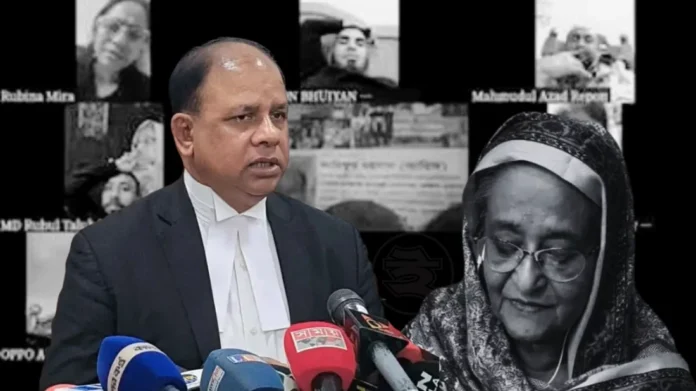 বিদ্বেষমূলক না হলে শেখ হাসিনার বক্তব্য প্রচারে আইনি বাধা নেই: চিফ প্রসিকিউটর
