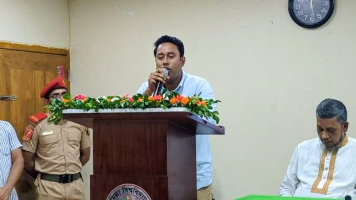 বিগত প্রশাসন বিশ্ববিদ্যালয়কে দলীয়করণ করে একপাক্ষিকভাবে পরিচালনা করতে চেয়েছিল– কুবি ছাত্রদলের আহ্বায়ক