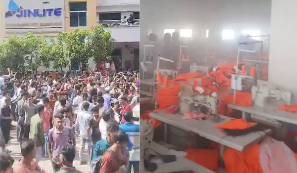 মোংলা ইপিজেডে গার্মেন্টস কারখানায় ভয়াবহ আগুন