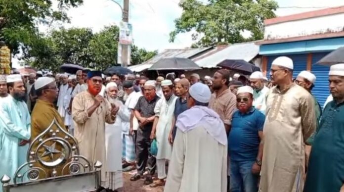 শেষ বিদায়ে অশ্রুসিক্ত মোরেলগঞ্জ প্রেসক্লাবের সাবেক সভাপতি